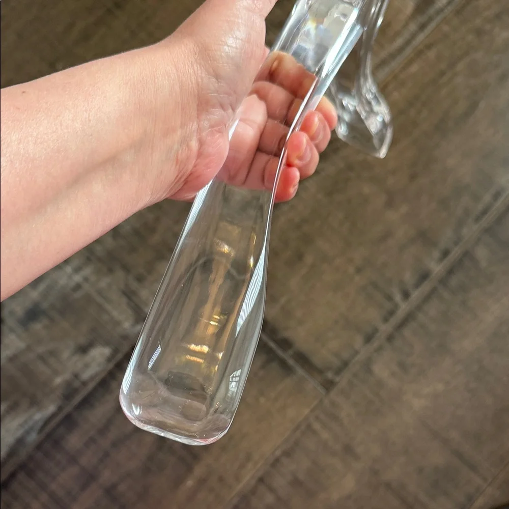 The container store Super acrylic coat hanger Clear Acrylic Hanger